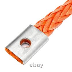 100ft 10mm Synthetic Winch Rope Hawse Hook Dyneema SK75 Self