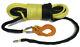 100ft 11mm Yellow Synthetic Winch Rope, & Hook 11800kg Uhmpwe Self Recovery 4x4