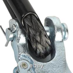 10mm 30m Synthetic Winch Rope Kit UV Resistant Tow Rope Hook Set For Off Road