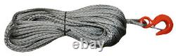 10mm Dyneema SK75 Synthetic 12-Strand Winch Rope x 30m With Hook Off Road ATV