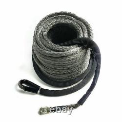 10mmx30m Gray Synthetic Winch Rope high molecular polyethylene ATV Winch Kit DE