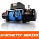 12000lbs Electric Synthetic Rope Winch With Remote Controle
