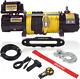 12000 Lb. Waterproof Synthetic Rope Offroad Winch With Wireless Remote Control F