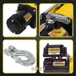 12000 Lb. Waterproof Synthetic Rope Offroad Winch with Wireless Remote Control f