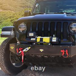 12000 Lb. Waterproof Synthetic Rope Offroad Winch with Wireless Remote Control f