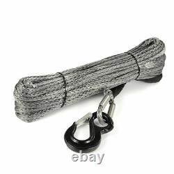 1200LB Synthetic Winch Rope 10mm x30m WithHook Offroad 4WD Car Tow Recovery Cable