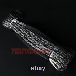 12MM X 30M 100ft Synthetic Winch Rope Cable for recovery 4x4 4WD