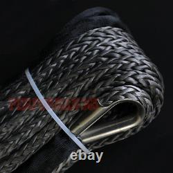 12MM X 30M 100ft Synthetic Winch Rope Cable for recovery 4x4 4WD