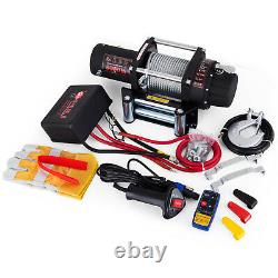 12V Electric Winch 3000LBS, 4000LBS, 6000LBS, 13500LBS Gear Train Roller Recovery