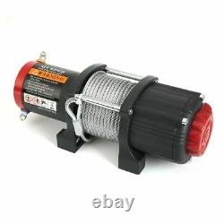 12V Electric Winch, 4500lb Synthetic Rope, Heavy Duty 4x4, ATV Recovery UK