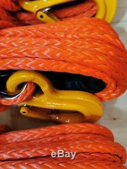 12mm 15mm Orange Synthetic winch rope quality UHMWPE choose diameter & length