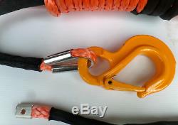 12mm Synthetic winch rope 13500KG break strain off road High Quality UHMWPE