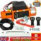 12v Electric Winch, 13500lb Synthetic Rope, Heavy Duty 4x4, Atv Recovery With 2rc