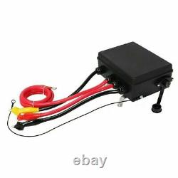 12v Electric Winch, 13500lb Synthetic Rope, Heavy Duty 4x4, ATV Recovery with 2RC