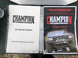 12v Winch Champion 9500EWX 4x4, recovery, off road, HD, synthetic rope