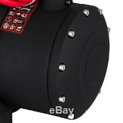 13500LBS 12V Electric Synthetic Rope Winch 6123.5Kg Gear Train Roller Fairlead