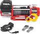 13500lb Truck Winch, 12-volt Electric Winch With 2 Wireless Remotes And Synthetic