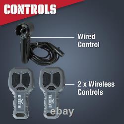 13500Lb Truck Winch, 12-Volt Electric Winch with 2 Wireless Remotes and Synthetic