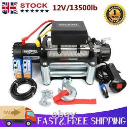 13500lb 12v Recovery Truck Electric Winch Recovery Winch With Synthetic Rope