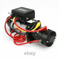 13500lb 12v Recovery Truck Electric Winch Recovery Winch With Synthetic Rope