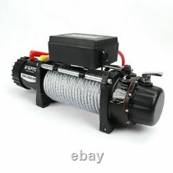 13500lb 12v Recovery Truck Electric Winch Recovery Winch With Synthetic Rope