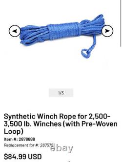 2013-2023 Polaris OEM Synthetic 50 Ft HD Winch Rope 2500-3500 lb 2878888