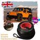 24360 Pounds 4wd Winch Rope 10mm X 30m Synthetic Dyneema Tow Recovery Cable #f