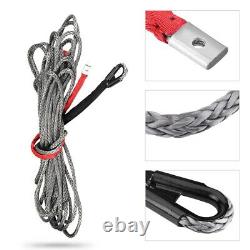 27m10mm Synthetic Winch Line Cable Rope 20500 LBs Heavy Duty SUV ATV Vehicle