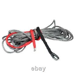 27m10mmstronger Synthetic Winch Rope Line Cable with Protective Sleeve 20500lbs