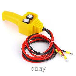 3500lb 12V Electric Winch with Synthetic Rope Waterproof for ATV UTV Boat