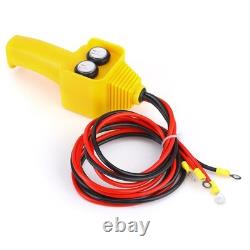 3500lbs 12V Electric Winch Synthetic Rope Waterproof For ATV UTV Boat Accessory