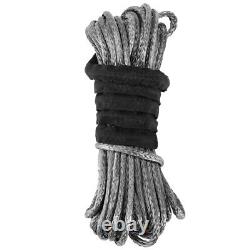 3X3/16 inch x 50 inch 7700LBs Synthetic Cable Rope with Protecing Sleeve for AT