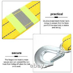 3 Count Polyester Car Trailer Soft Shackle Pull Rope Synthetic