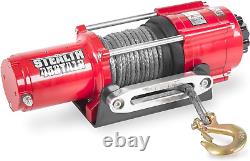 4500Lb Winch, 12 Volt Electric Winch with 2 Wireless Remotes and Synthetic Rope