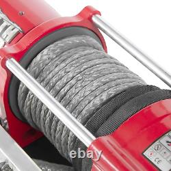 4500Lb Winch, 12 Volt Electric Winch with 2 Wireless Remotes and Synthetic Rope