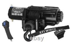 4500lb KFI Stealth Synthetic Rope Winch Kit SxS UTV Jeep Truck Buggy Sand Rail