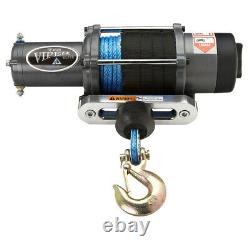 4500lb Viper Elite Wide Spool Winch with Synthetic Rope Pick from 5 colors