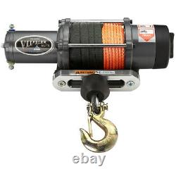 4500lb Viper Elite Wide Spool Winch with Synthetic Rope Pick from 5 colors