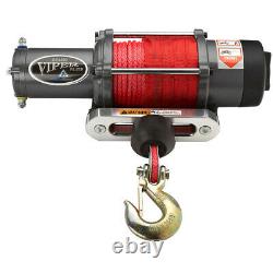 4500lb Viper Elite Wide Spool Winch with Synthetic Rope Pick from 5 colors