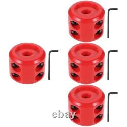 4 Sets Cord Protector Winch Stopper for Synthetic Rope