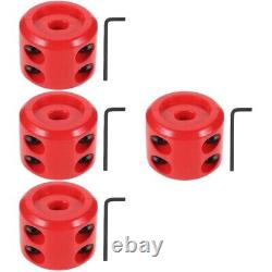 4 Sets Winch Stopper for Synthetic Rope Cord Protector Compatible