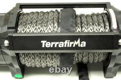 4x4 12000lb Synthetic Rope 12V Recovery Winch Terrafirma A12000 TF3301