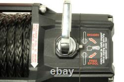 4x4 12000lb Synthetic Rope 12V Recovery Winch Terrafirma A12000 TF3301