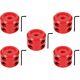 5 Sets Cord Protector Metal Rubber Winch Stopper For Synthetic Rope