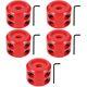 5 Sets Cord Protector Rubber Winch Stopper Threader Atv For Synthetic Rope
