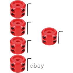 5 Sets Cord Protector Rubber Winch Stopper for Synthetic Rope