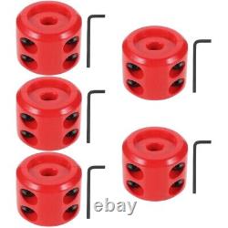 5 Sets Cord Protector Winch Cable Stopper for Synthetic Rope