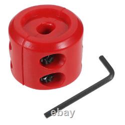 5 Sets Cord Protector Winch Stopper Hook for Synthetic Rope Rubber