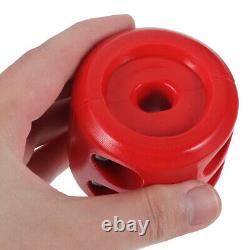 5 Sets Red Rubber Cord Protector Winch Stopper Hook for Synthetic Rope