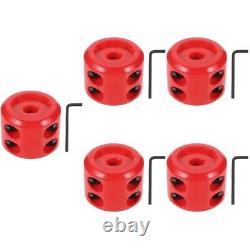 5 Sets Winch Stopper for Cable Atv & Utv Accessories Synthetic Rope Threader